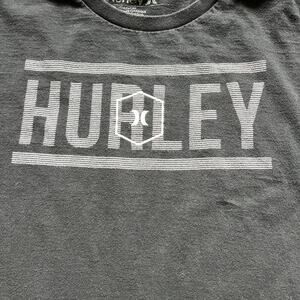 Hurley black T-shirt, cotton, short sleeves, men's size XL